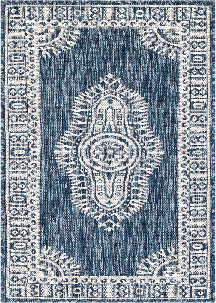 2' x 4' Easy-Clean Traditional Indoor / Outdoor Runner Rug