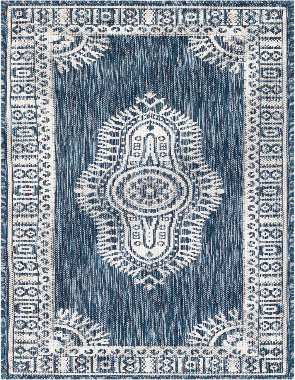 2' x 4' Easy-Clean Traditional Indoor / Outdoor Runner Rug