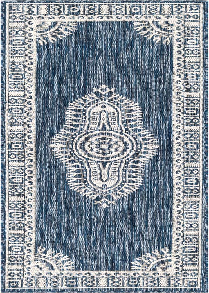2' x 5' 3 Easy-Clean Traditional Indoor / Outdoor Runner Rug