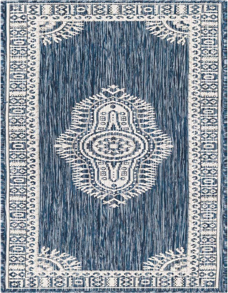 2' x 5' 3 Easy-Clean Traditional Indoor / Outdoor Runner Rug