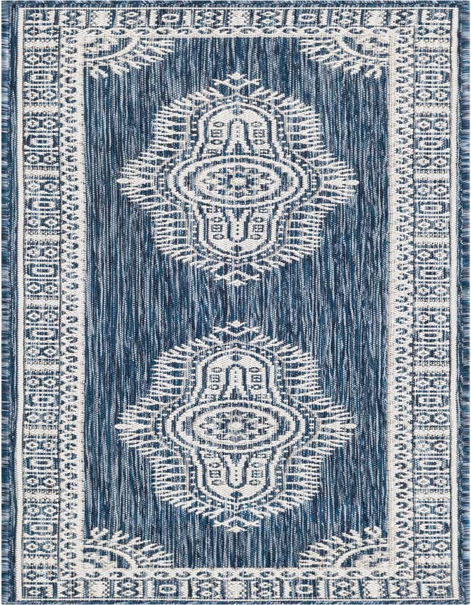 2' x 6' Easy-Clean Traditional Indoor / Outdoor Runner Rug