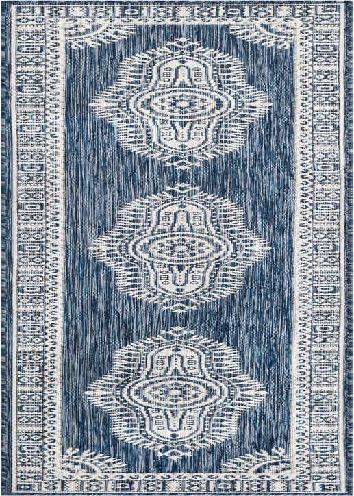 2' x 8' Easy-Clean Traditional Indoor / Outdoor Runner Rug