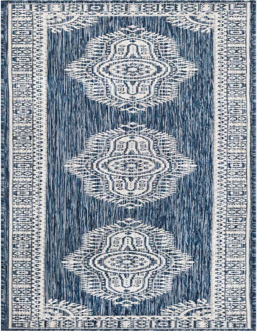 2' x 8' Easy-Clean Traditional Indoor / Outdoor Runner Rug