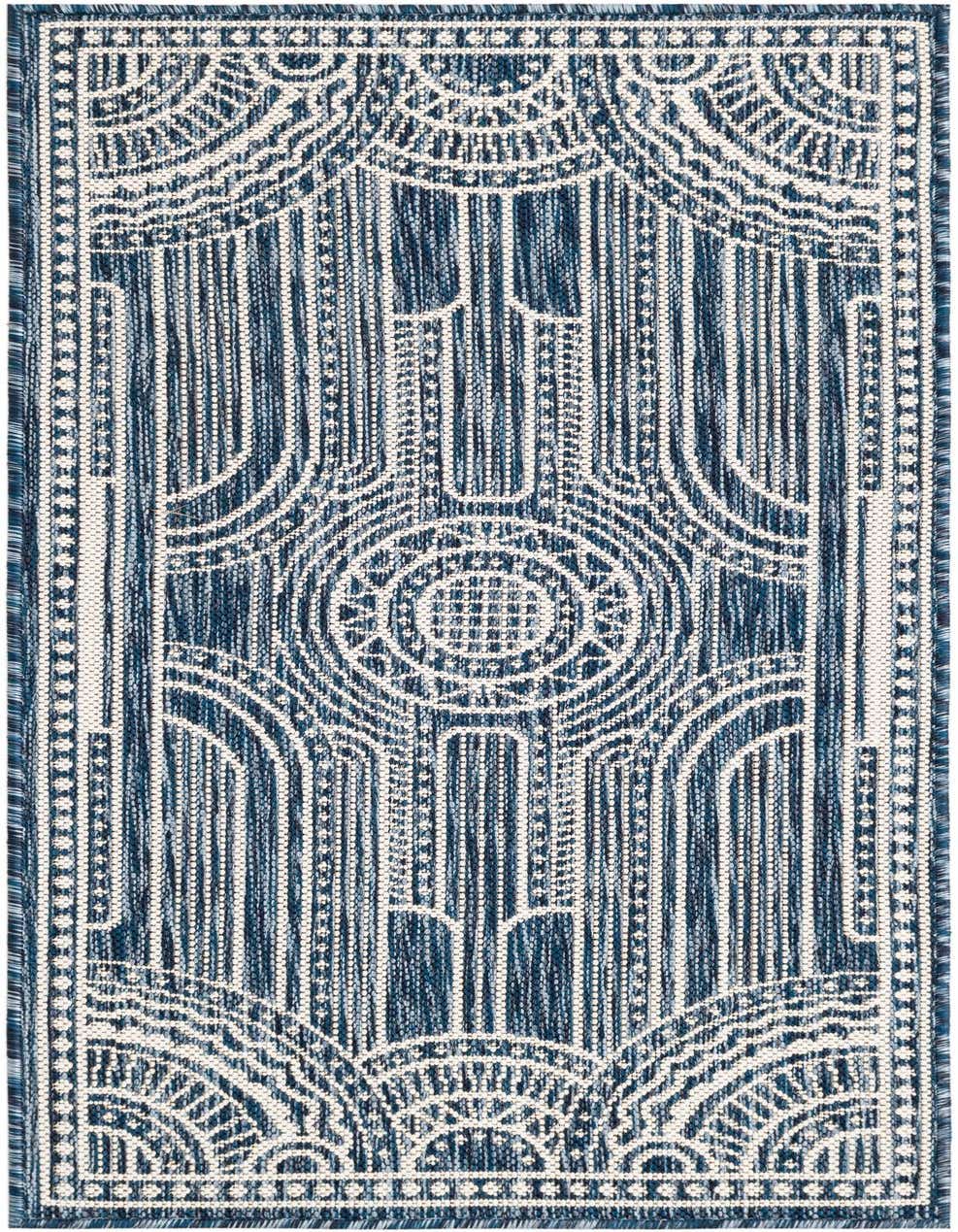 2' x 4' Easy-Clean Traditional Indoor / Outdoor Runner Rug