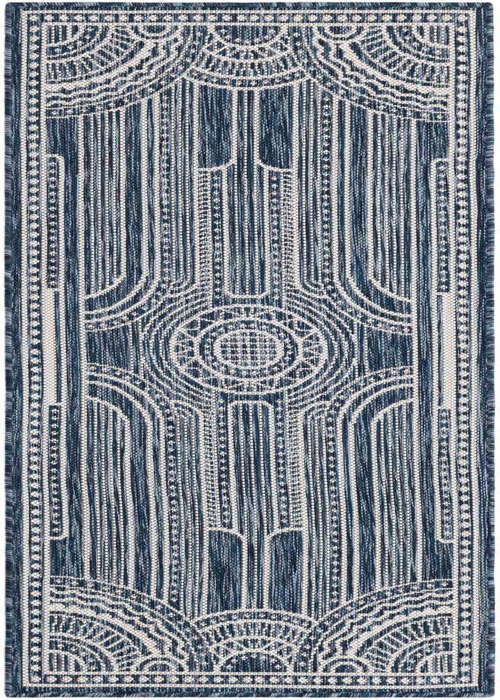 2' x 5' 3 Easy-Clean Traditional Indoor / Outdoor Runner Rug