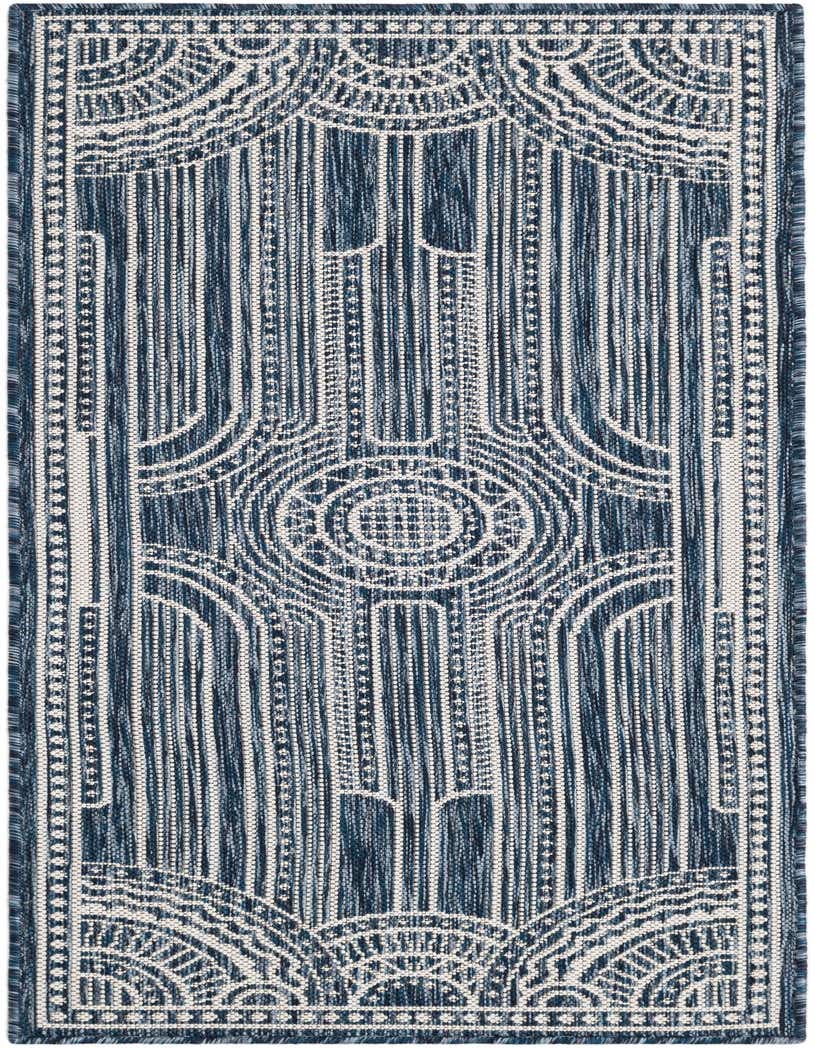 2' x 5' 3 Easy-Clean Traditional Indoor / Outdoor Runner Rug