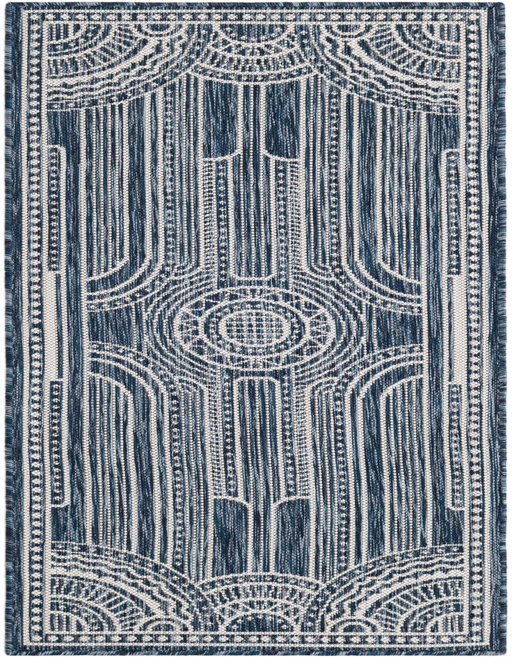 Detail image of 2' x 5' 3 Easy-Clean Traditional Indoor / Outdoor Runner Rug