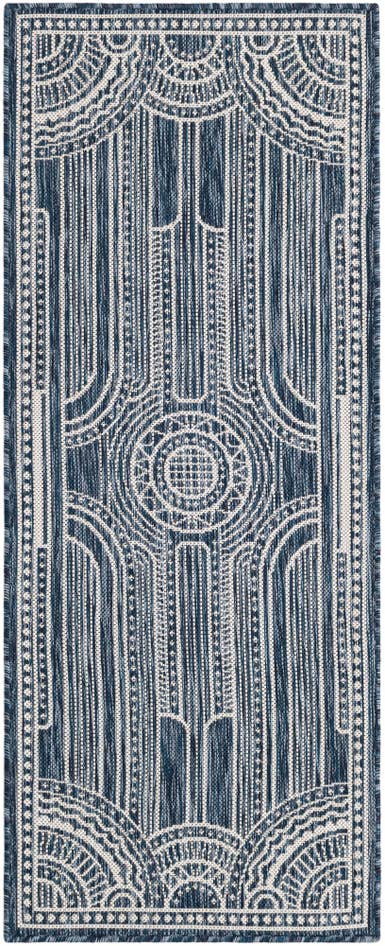 Detail image of 2' x 5' 3 Easy-Clean Traditional Indoor / Outdoor Runner Rug