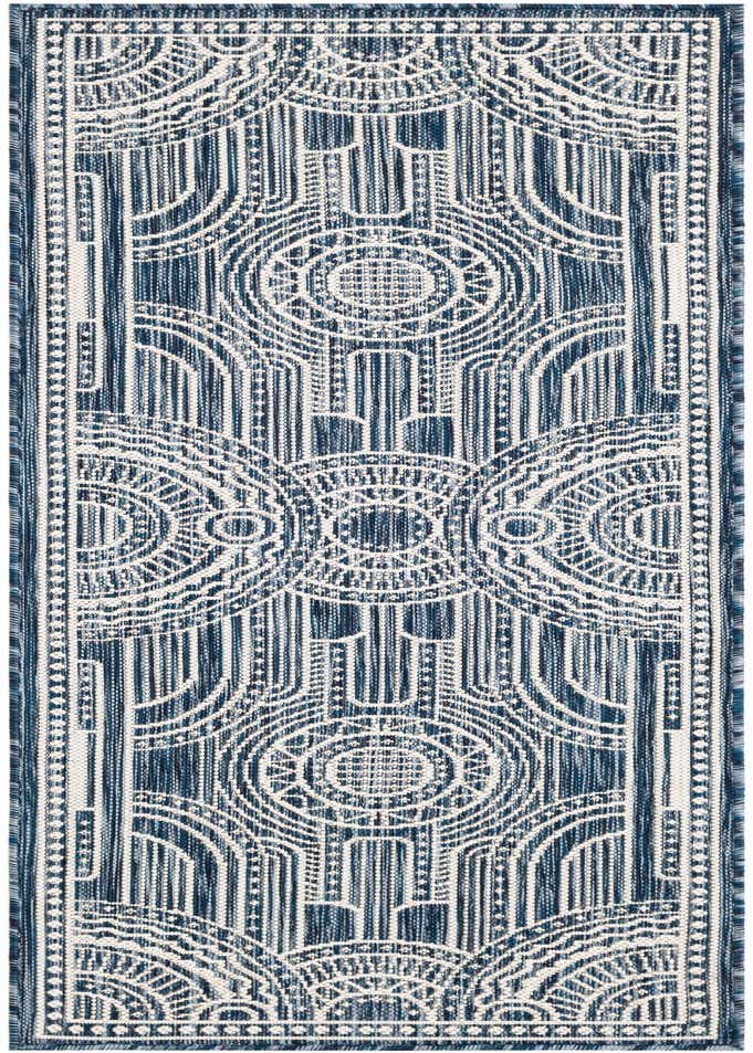 2' x 6' Easy-Clean Traditional Indoor / Outdoor Runner Rug