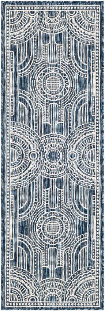 2' x 6' Easy-Clean Traditional Indoor / Outdoor Runner Rug