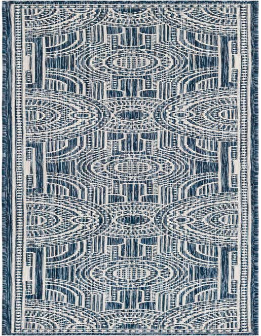 2' x 8' Easy-Clean Traditional Indoor / Outdoor Runner Rug