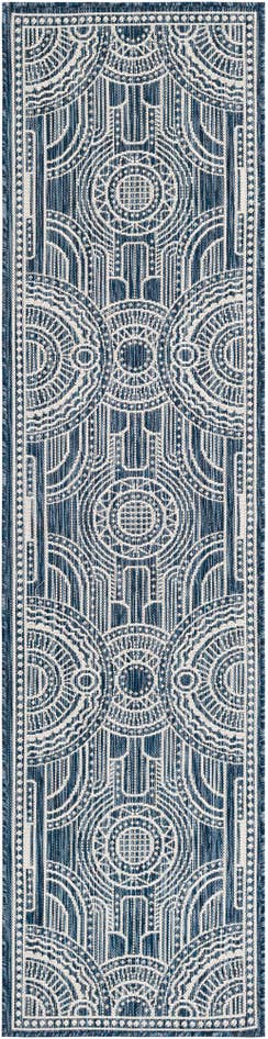 Detail image of 2' x 8' Easy-Clean Traditional Indoor / Outdoor Runner Rug