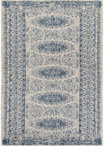 2' 7 x 12' Easy-Clean Traditional Indoor / Outdoor Runner Rug