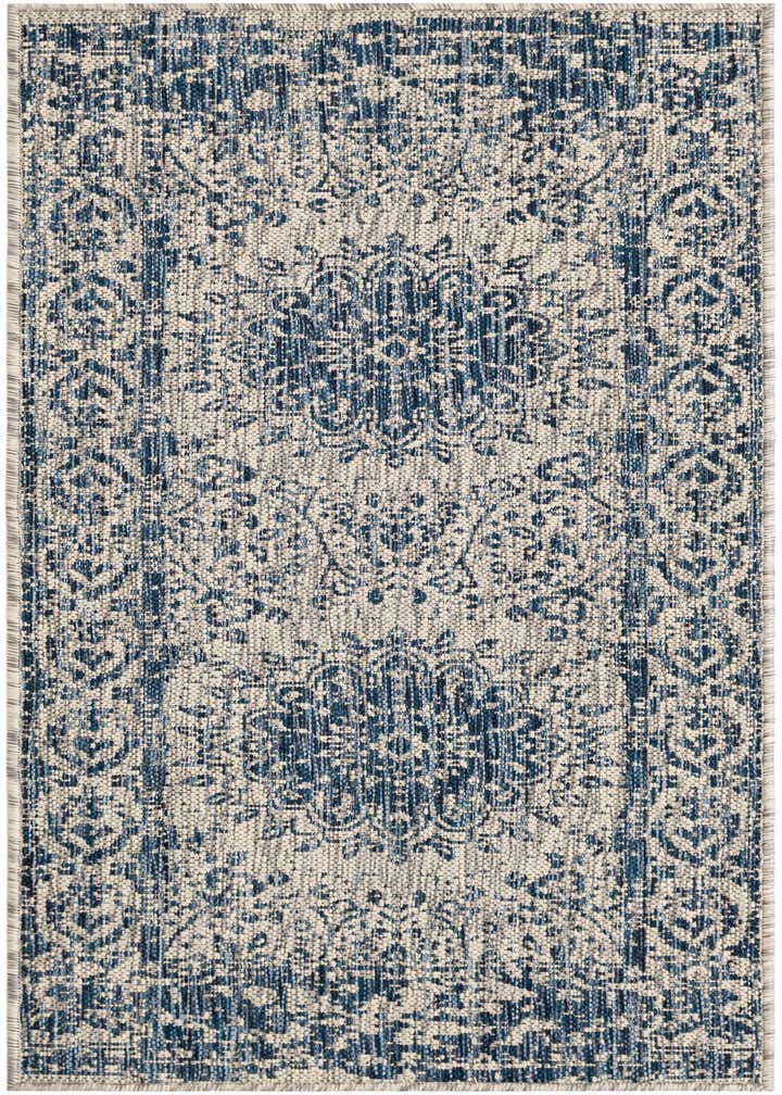 2' x 5' 3 Easy-Clean Traditional Indoor / Outdoor Runner Rug