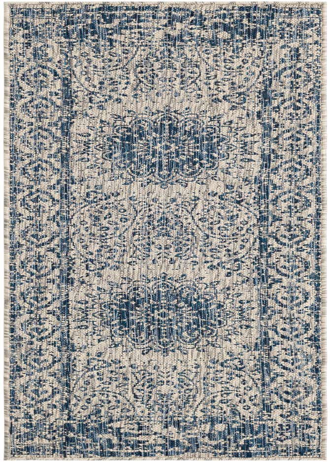 2' x 6' Easy-Clean Traditional Indoor / Outdoor Runner Rug