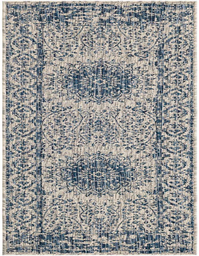 2' x 6' Easy-Clean Traditional Indoor / Outdoor Runner Rug
