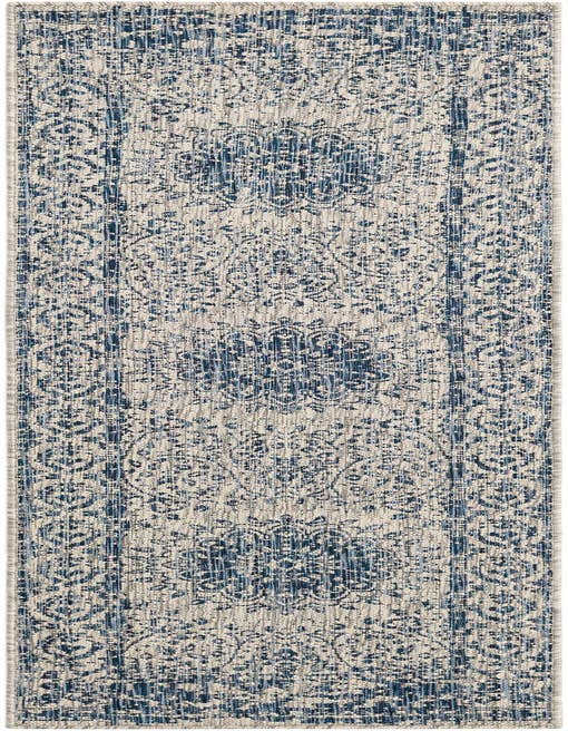 Detail image of 2' x 8' Easy-Clean Traditional Indoor / Outdoor Runner Rug