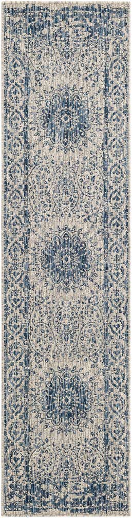 2' x 8' Easy-Clean Traditional Indoor / Outdoor Runner Rug