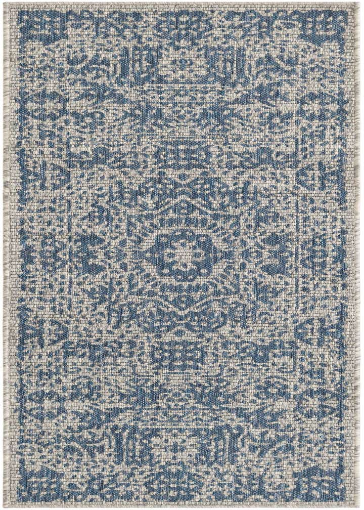 2' x 5' Easy-Clean Traditional Indoor / Outdoor Runner Rug