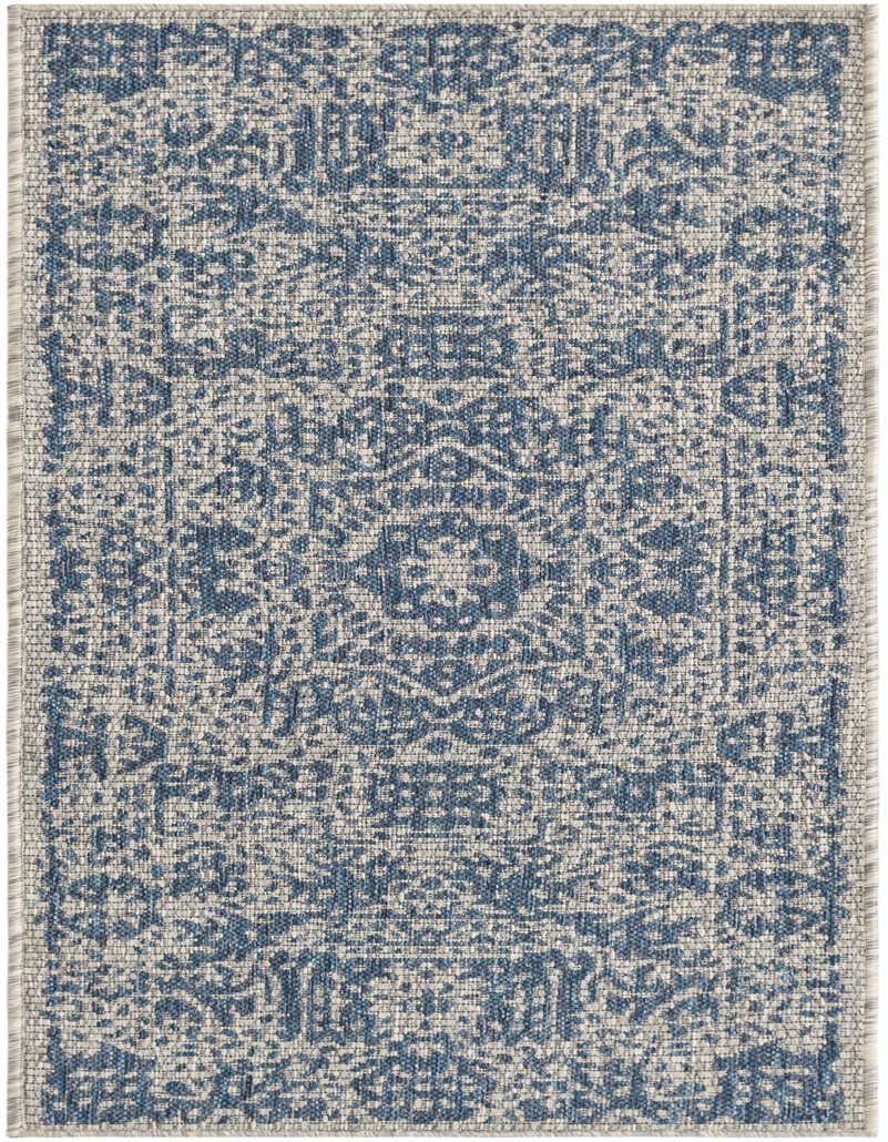 2' x 5' Easy-Clean Traditional Indoor / Outdoor Runner Rug