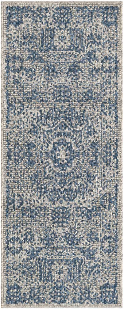 2' x 5' Easy-Clean Traditional Indoor / Outdoor Runner Rug