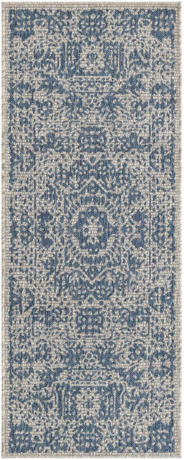 Detail image of 2' x 5' Easy-Clean Traditional Indoor / Outdoor Runner Rug