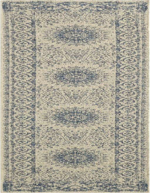 2' 7 x 10' Easy-Clean Traditional Indoor / Outdoor Runner Rug
