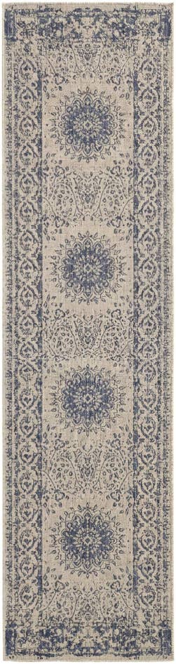 Detail image of 2' 7 x 10' Easy-Clean Traditional Indoor / Outdoor Runner Rug