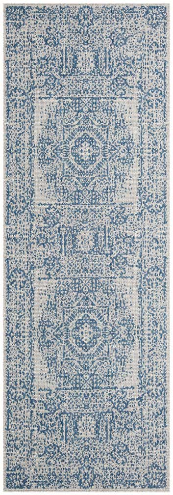 4' x 12' Easy-Clean Traditional Indoor / Outdoor Runner Rug