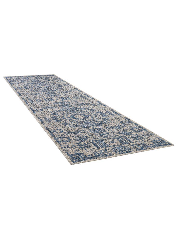 Detail image of 2' 10 x 10' Easy-Clean Traditional Indoor / Outdoor Runner Rug