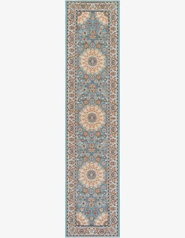 2' 7 x 12' Easy-Clean Traditional Indoor / Outdoor Runner Rug