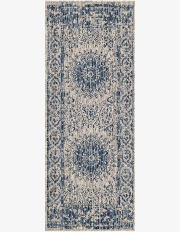2' x 5' 3 Easy-Clean Traditional Indoor / Outdoor Runner Rug
