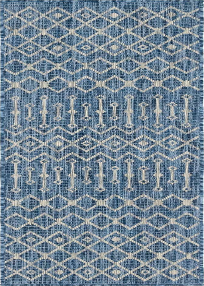 2' x 6' Easy-Clean Trellis Indoor / Outdoor Runner Rug