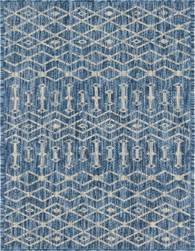 2' x 6' Easy-Clean Trellis Indoor / Outdoor Runner Rug