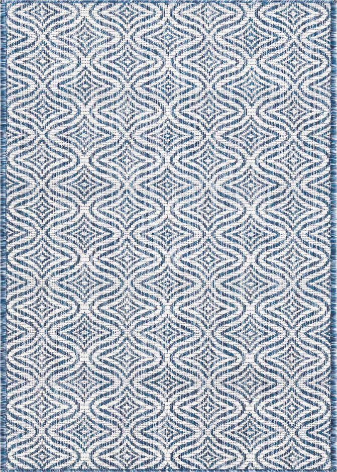 2' x 6' Easy-Clean Trellis Indoor / Outdoor Runner Rug