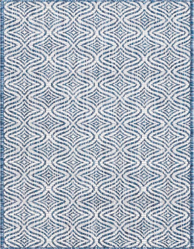 2' x 6' Easy-Clean Trellis Indoor / Outdoor Runner Rug