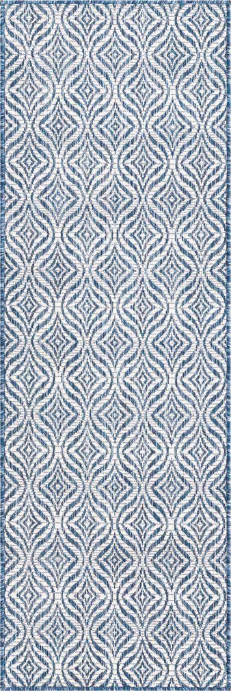2' x 6' Easy-Clean Trellis Indoor / Outdoor Runner Rug