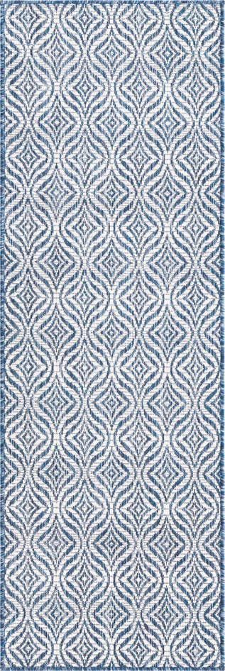 Detail image of 2' x 6' Easy-Clean Trellis Indoor / Outdoor Runner Rug