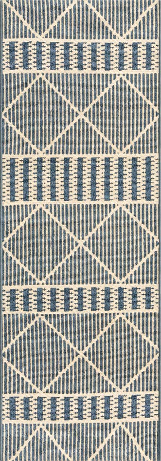 Detail image of 2' x 6' Easy-Clean Trellis Indoor / Outdoor Runner Rug