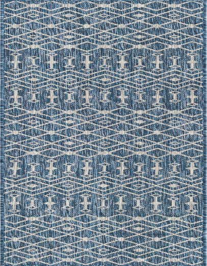 2' x 10' Easy-Clean Trellis Indoor / Outdoor Runner Rug