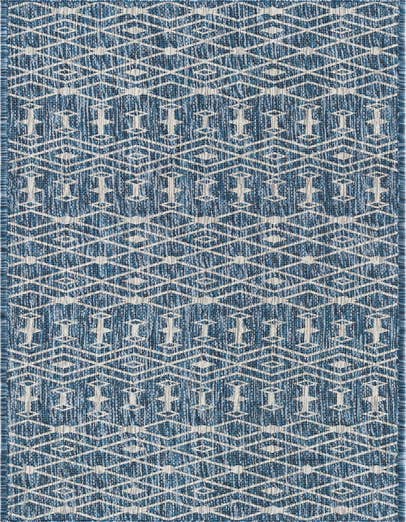Detail image of 2' x 10' Easy-Clean Trellis Indoor / Outdoor Runner Rug