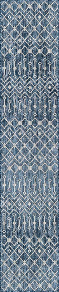 2' x 10' Easy-Clean Trellis Indoor / Outdoor Runner Rug