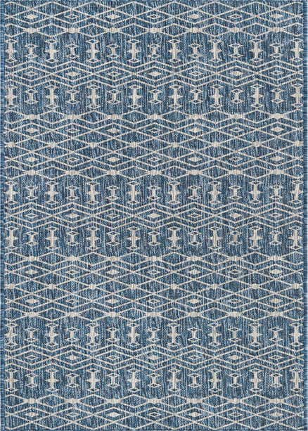 2' 7 x 12' Easy-Clean Trellis Indoor / Outdoor Runner Rug