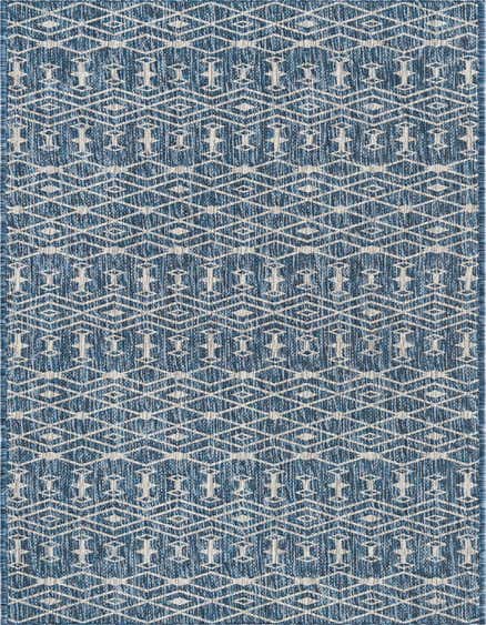 2' 7 x 12' Easy-Clean Trellis Indoor / Outdoor Runner Rug