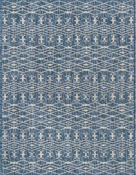 Detail image of 2' 7 x 12' Easy-Clean Trellis Indoor / Outdoor Runner Rug