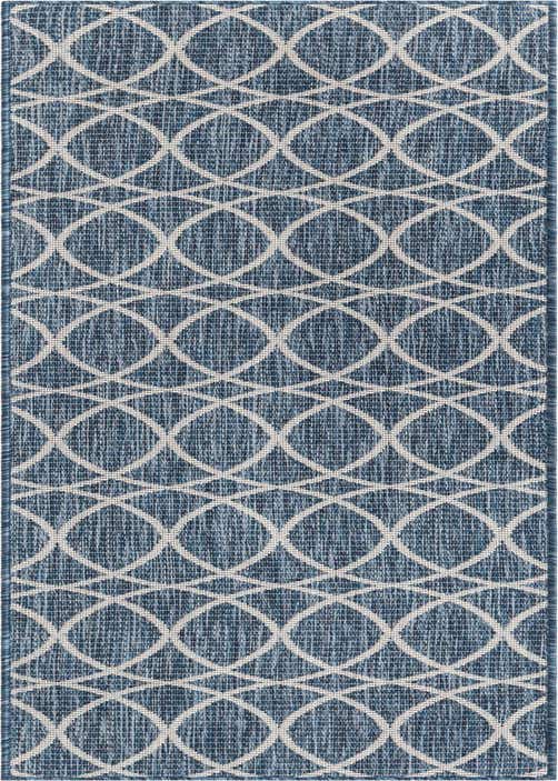 2' x 8' Easy-Clean Trellis Indoor / Outdoor Runner Rug