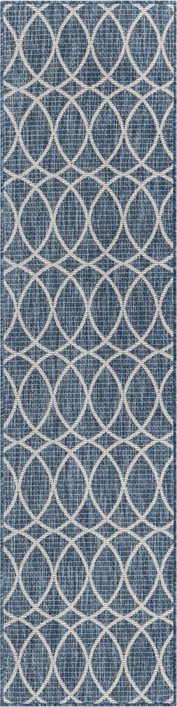 2' x 8' Easy-Clean Trellis Indoor / Outdoor Runner Rug