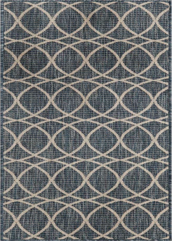 2' x 6' Easy-Clean Trellis Indoor / Outdoor Runner Rug