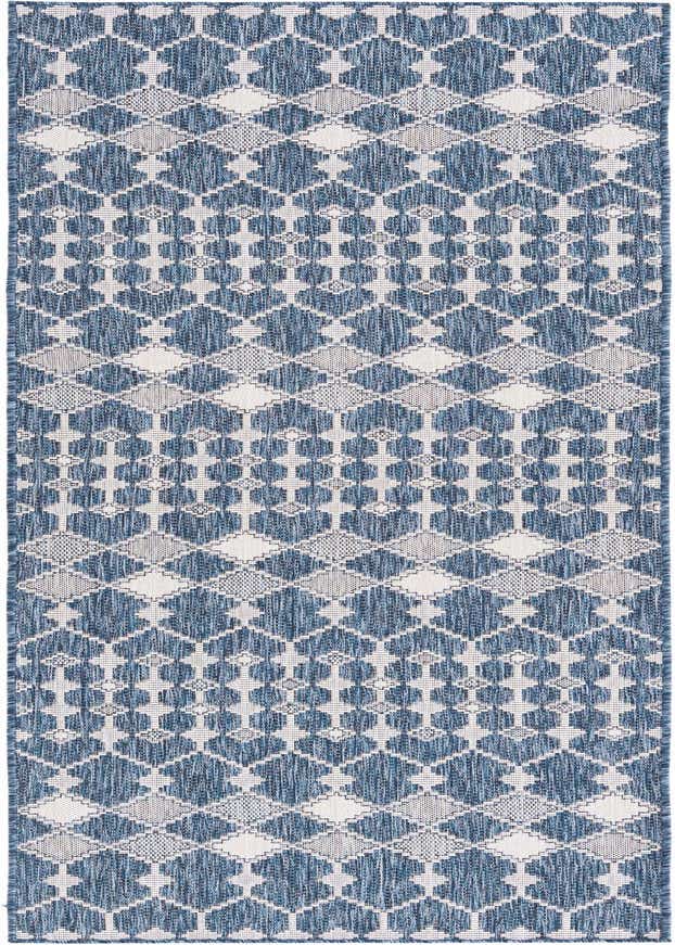 2' 7 x 10' Easy-Clean Trellis Indoor / Outdoor Runner Rug