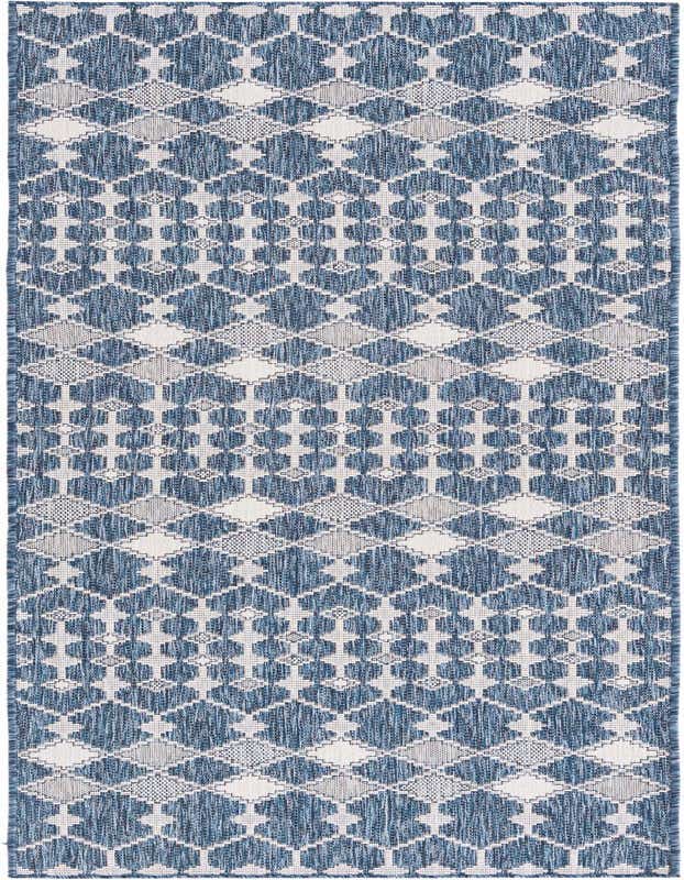 2' 7 x 10' Easy-Clean Trellis Indoor / Outdoor Runner Rug